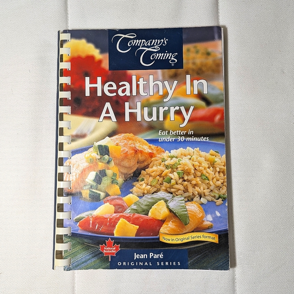 🌟3/$20🌟 Company's Coming Health In A Hurry Cookbook